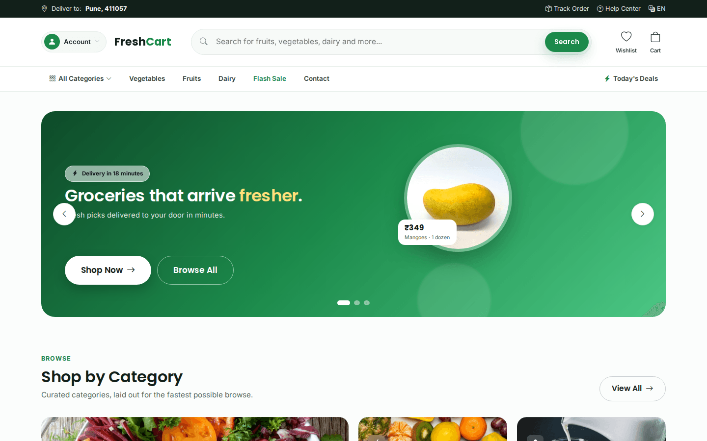 FreshCart Grocery Platform